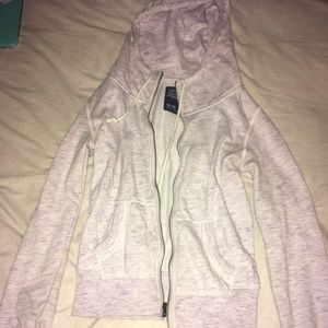 American Eagle purple marl zip up sweatshirt (xs)